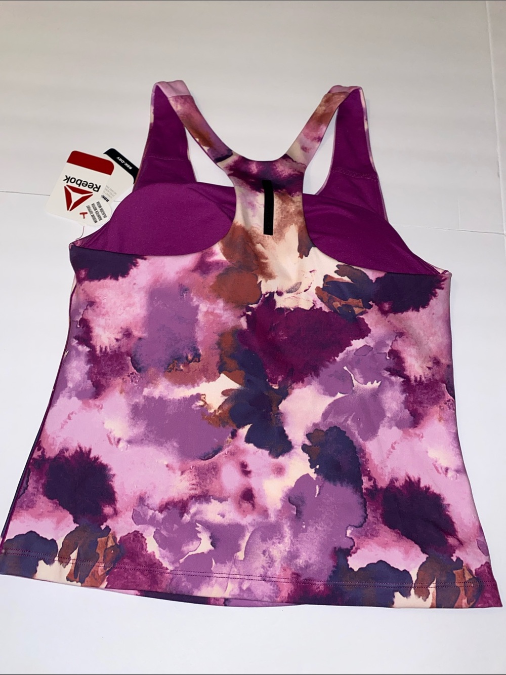 Reebok Women's Medium Impact Move Bra Tank with Removable Cups SMALL - Picture 3 of 3